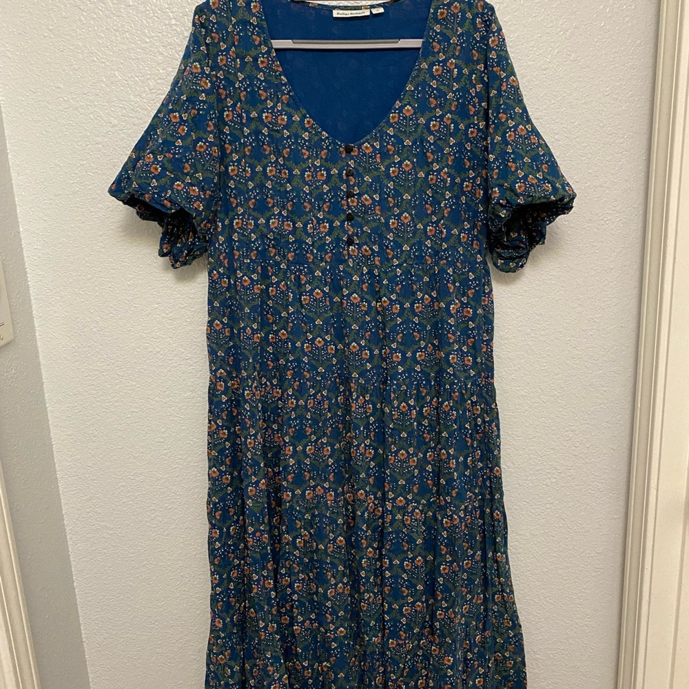 Roller Rabbit Hampton Mabel MIDI Blue Dress